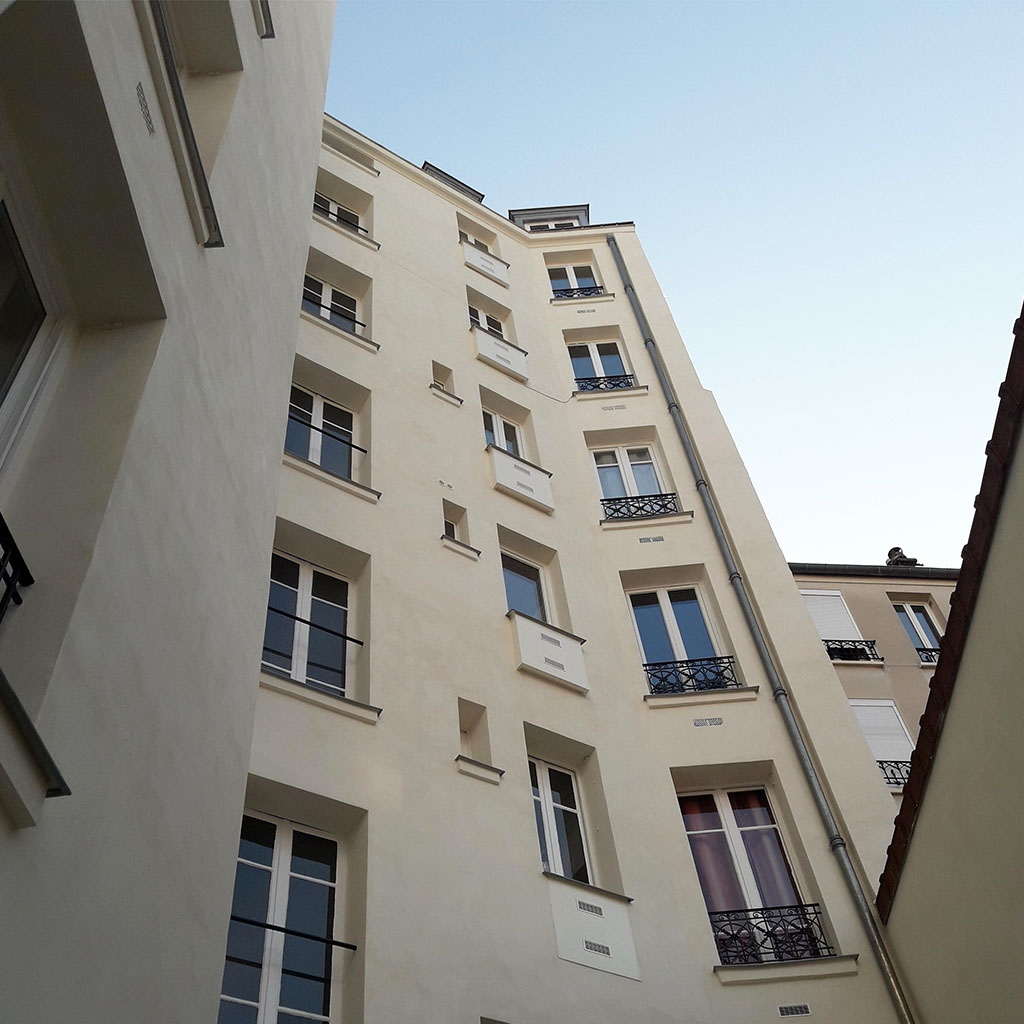 Chantier FPRS - Vincennes - Ravalement façade - Après